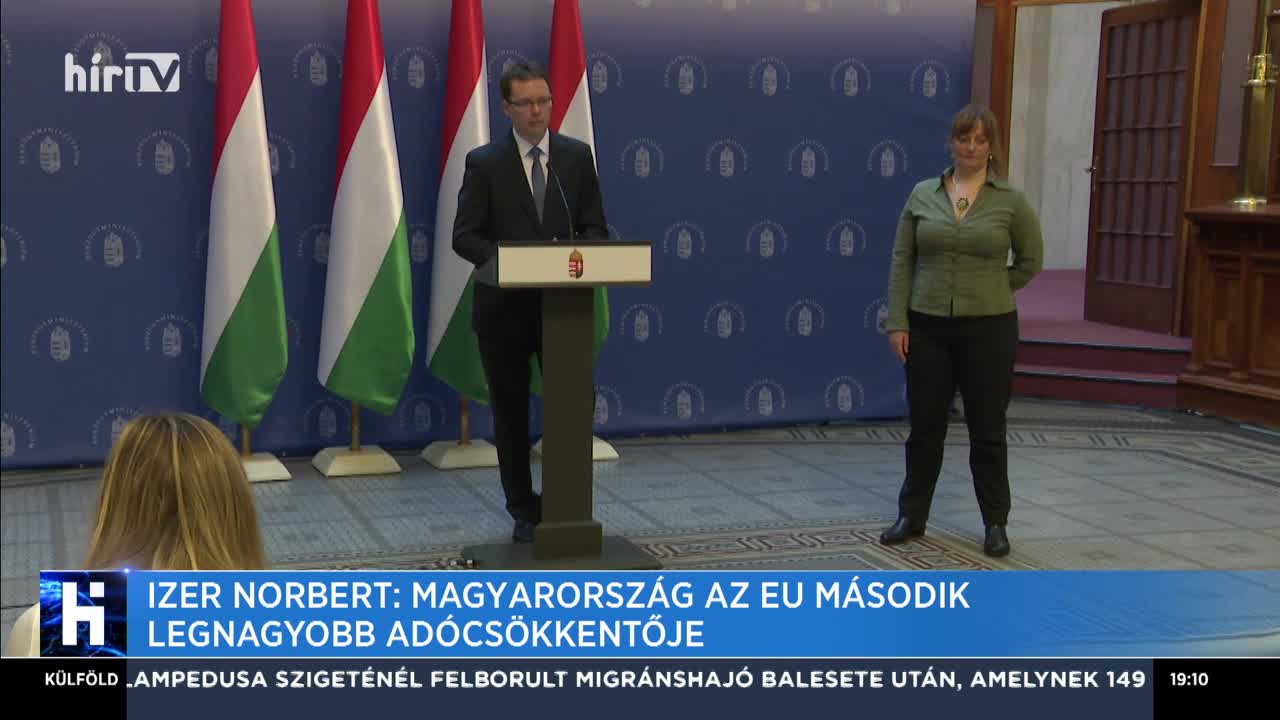 Izer Norbert: Magyarország az EU második legnagyobb adócsökkentője
