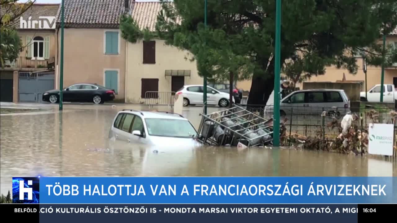 Több halottja van a franciaországi árvizeknek