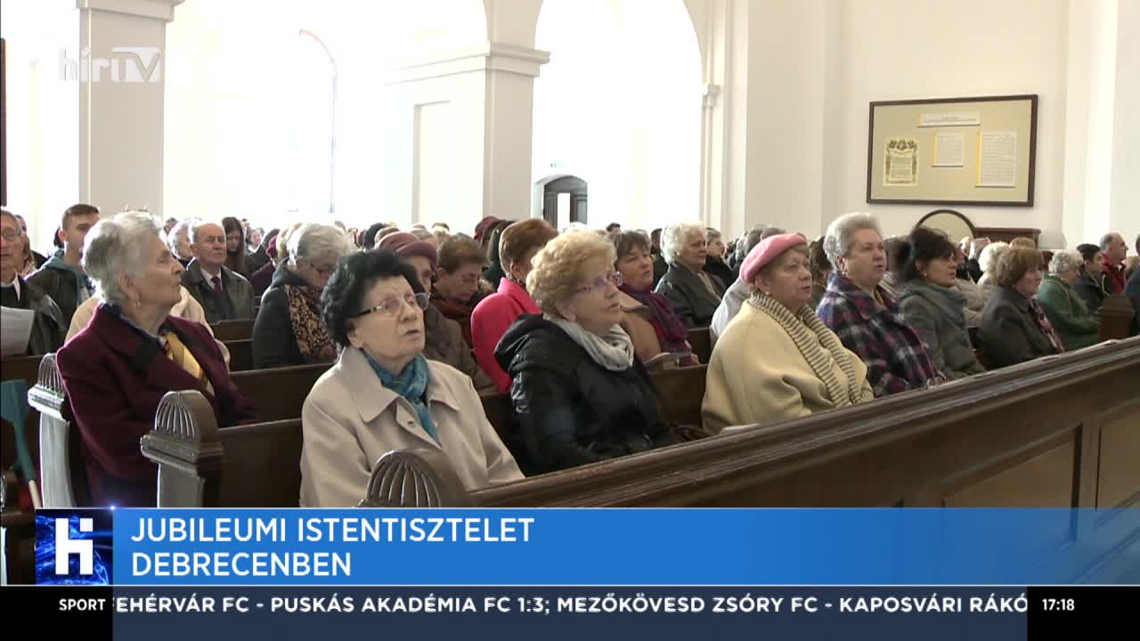 Jubileumi Istentisztelet Debrecenben
