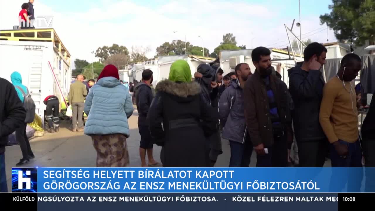 Segítség helyett bírálatot kapott Görögország az ENSZ menekültügyi főbiztosától