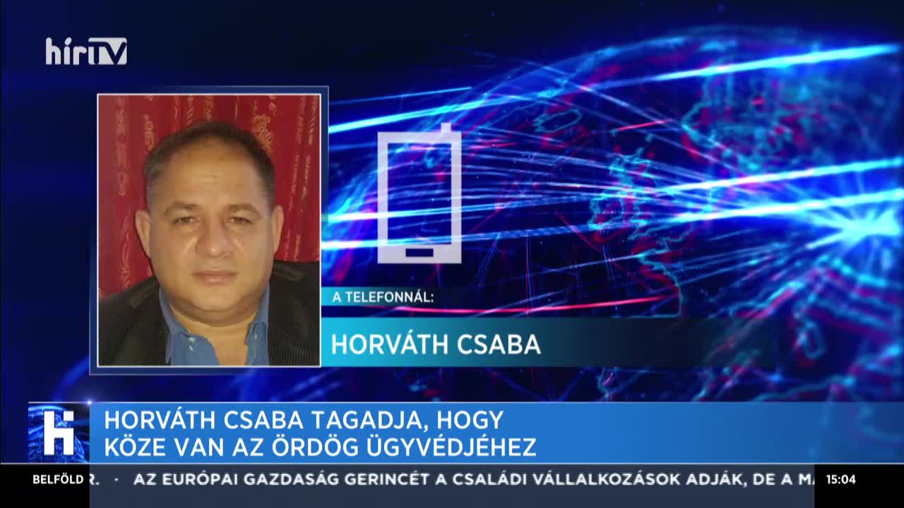 Horváth Csaba tagadja, hogy köze van az Ördög Ügyvédjéhez