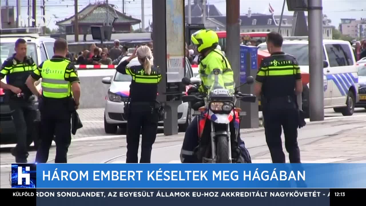 Három embert késeltek meg Hágában