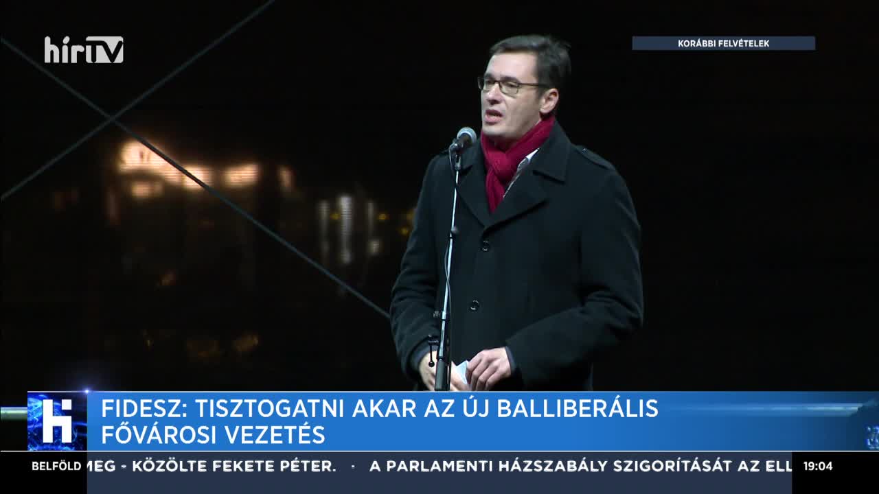 Fidesz: Tisztogatni akar az új balliberális fővárosi vezetés