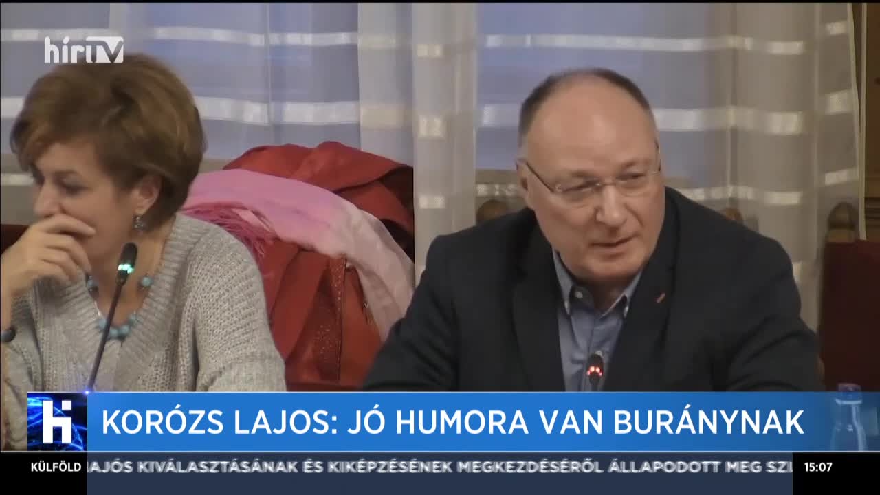 Korózs Lajos: Jó humora van Buránynak