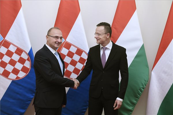 Szijjártó: Sok kérdésben szövetséges Magyarország és Horvátország