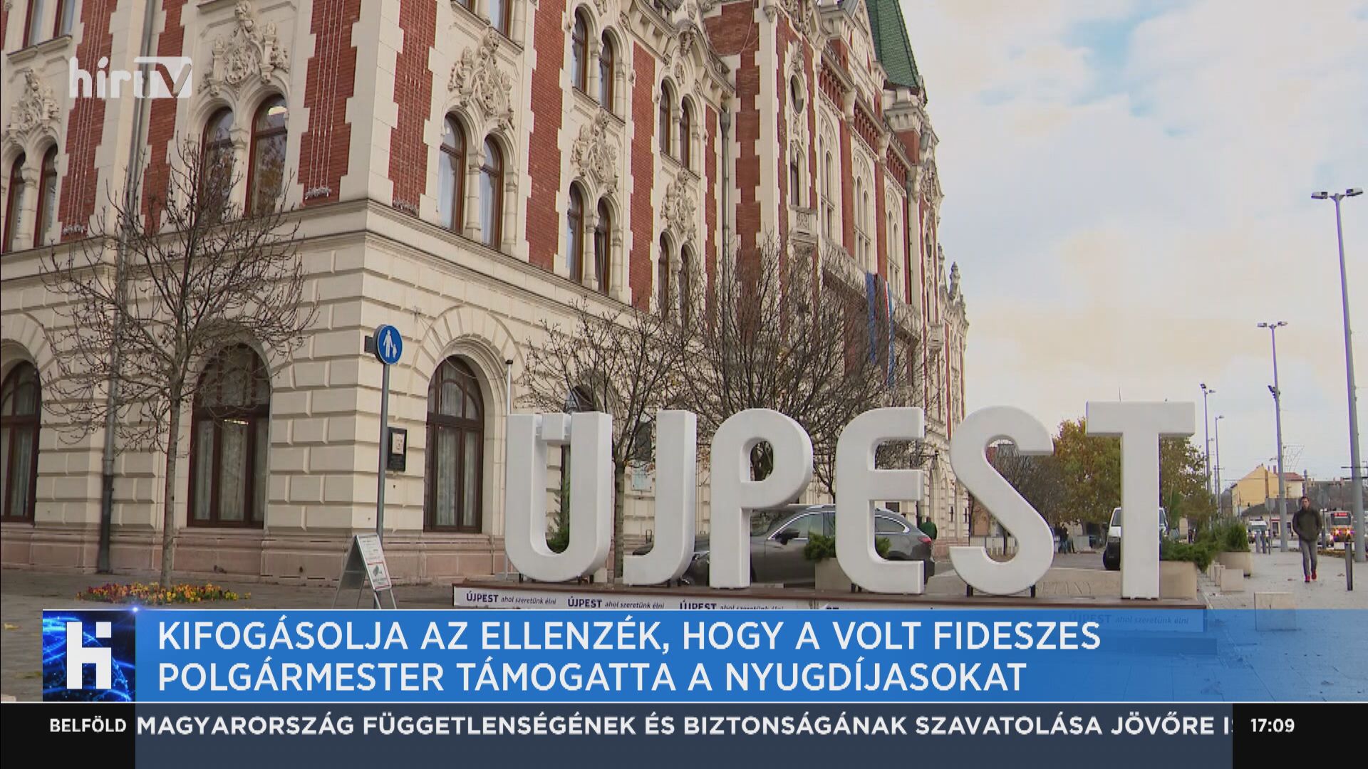 Kifogásolja az ellenzék, hogy a volt fideszes polgármester támogatta a nyugdíjasokat