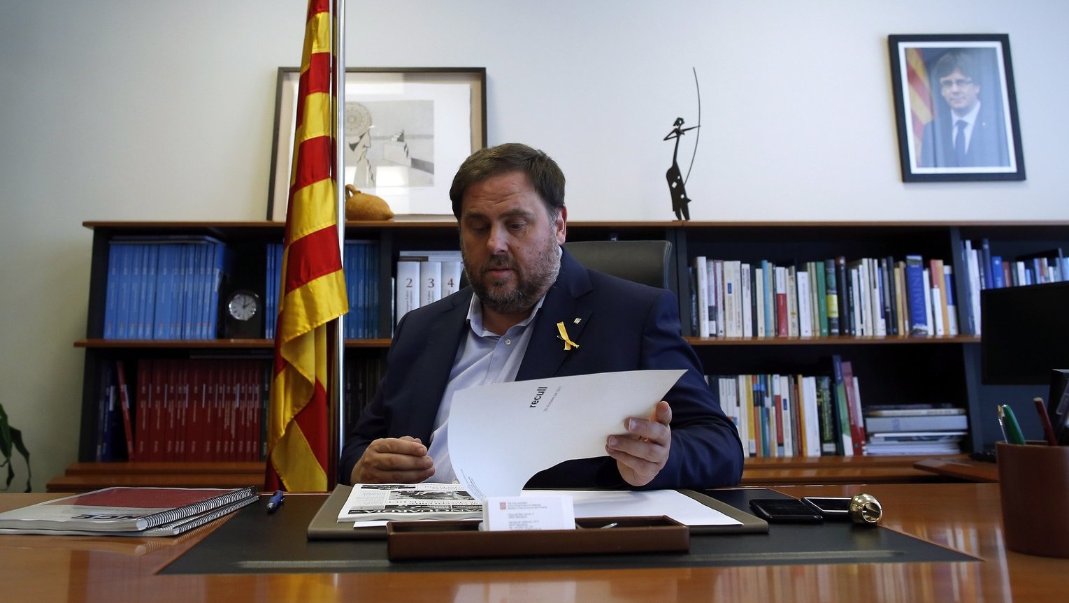 Oriol Junqueras azonnali szabadon engedését követeli pártja a Katalán Köztársasági Baloldal