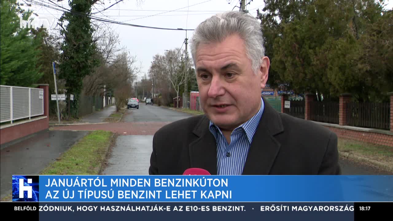 Januártól minden benzinkúton az új típusú benzint lehet kapni