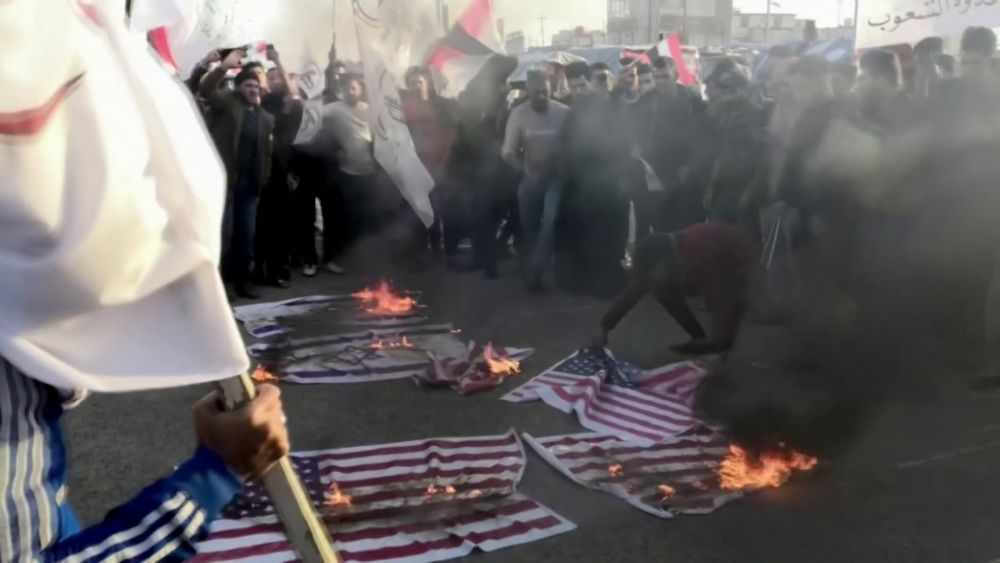 Folytatódtak a tüntetések a bagdadi amerikai nagykövetségnél