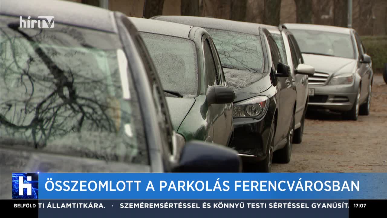 Összeomlott a parkolás Ferencvárosban