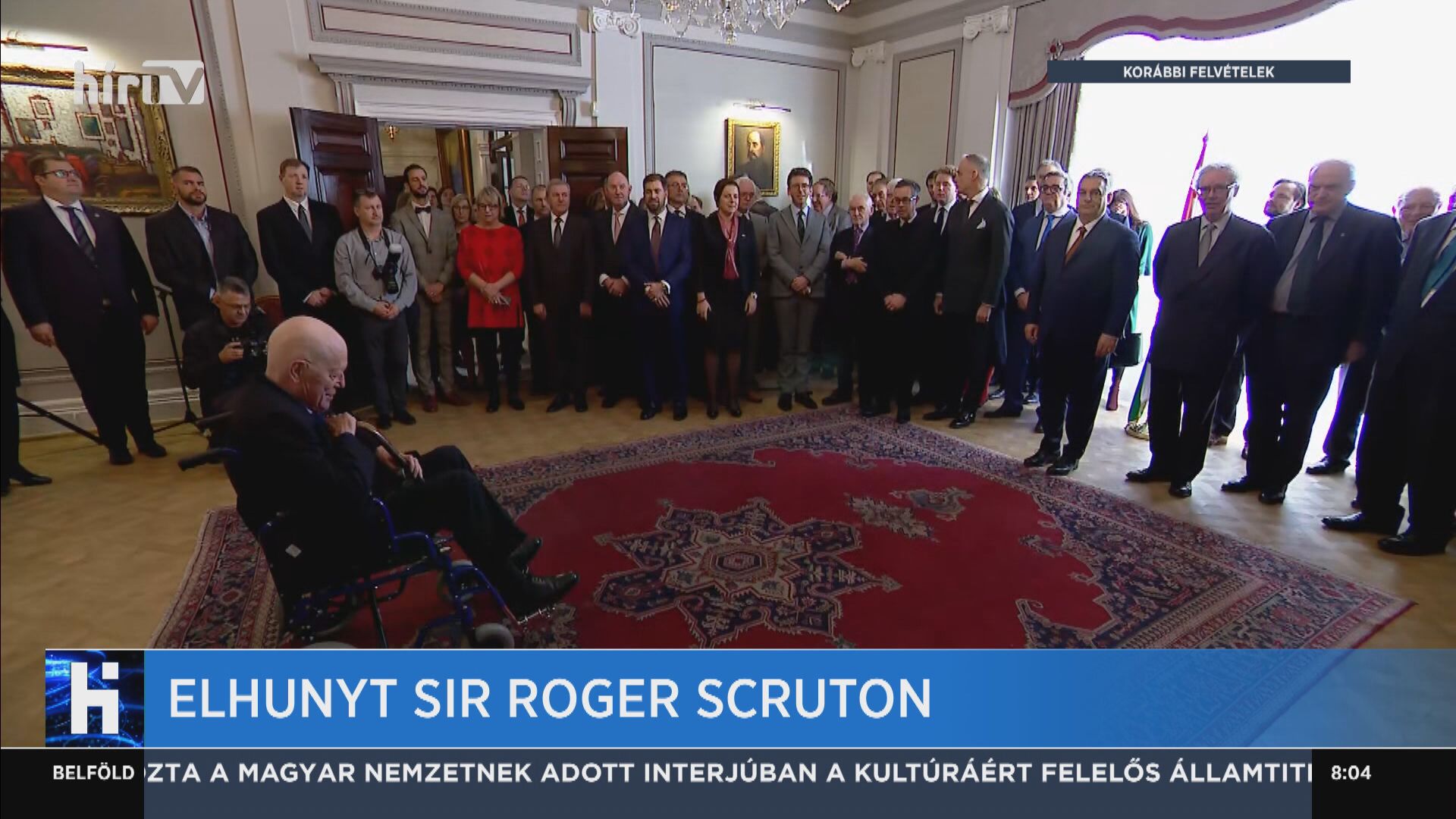 Elhunyt Sir Roger Scruton