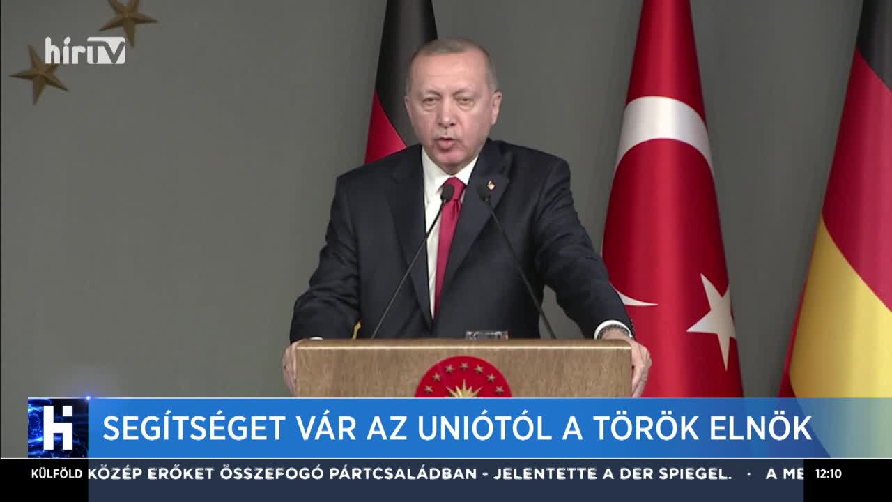 Segítséget vár az Uniótól a török elnök