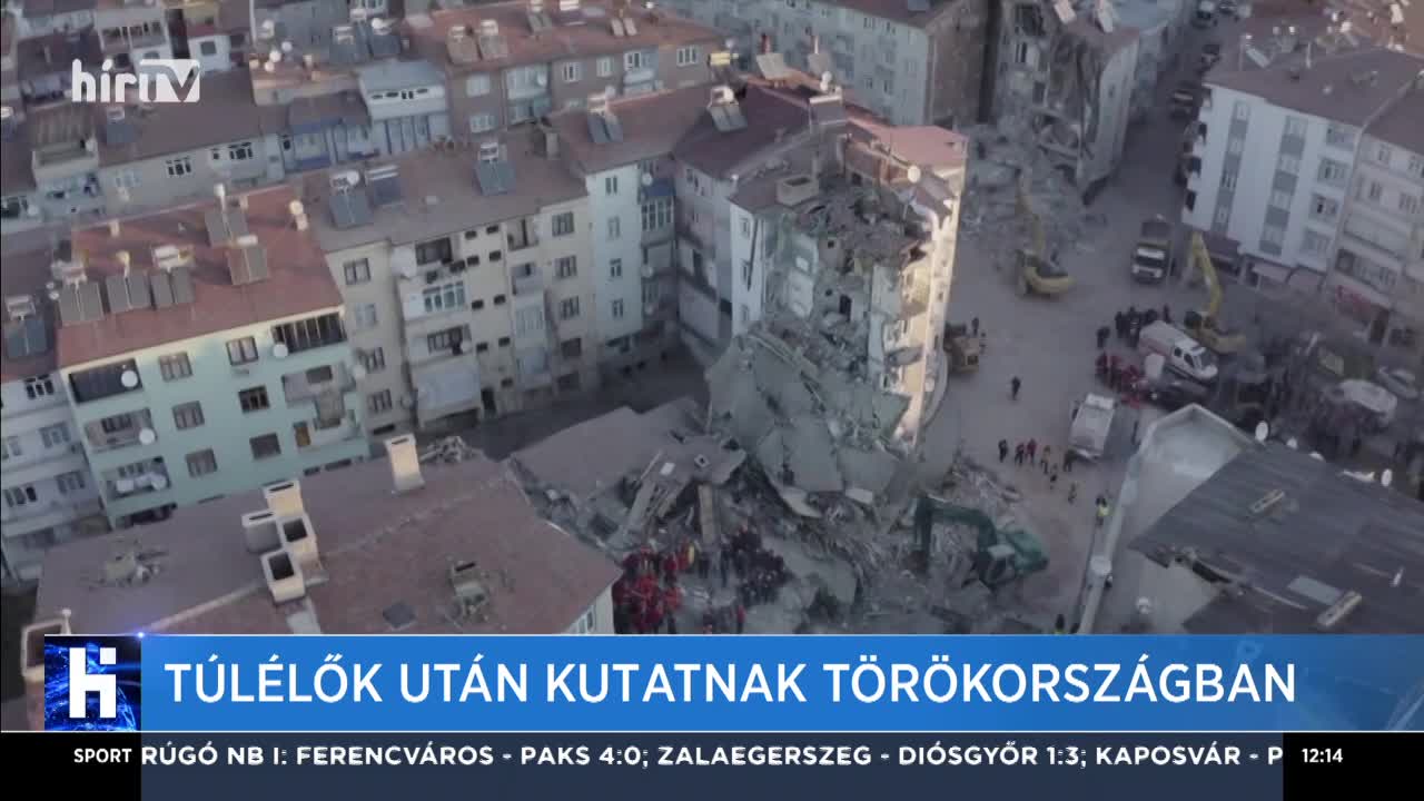 Nőtt a törökországi földrengés halálos áldozatainak száma