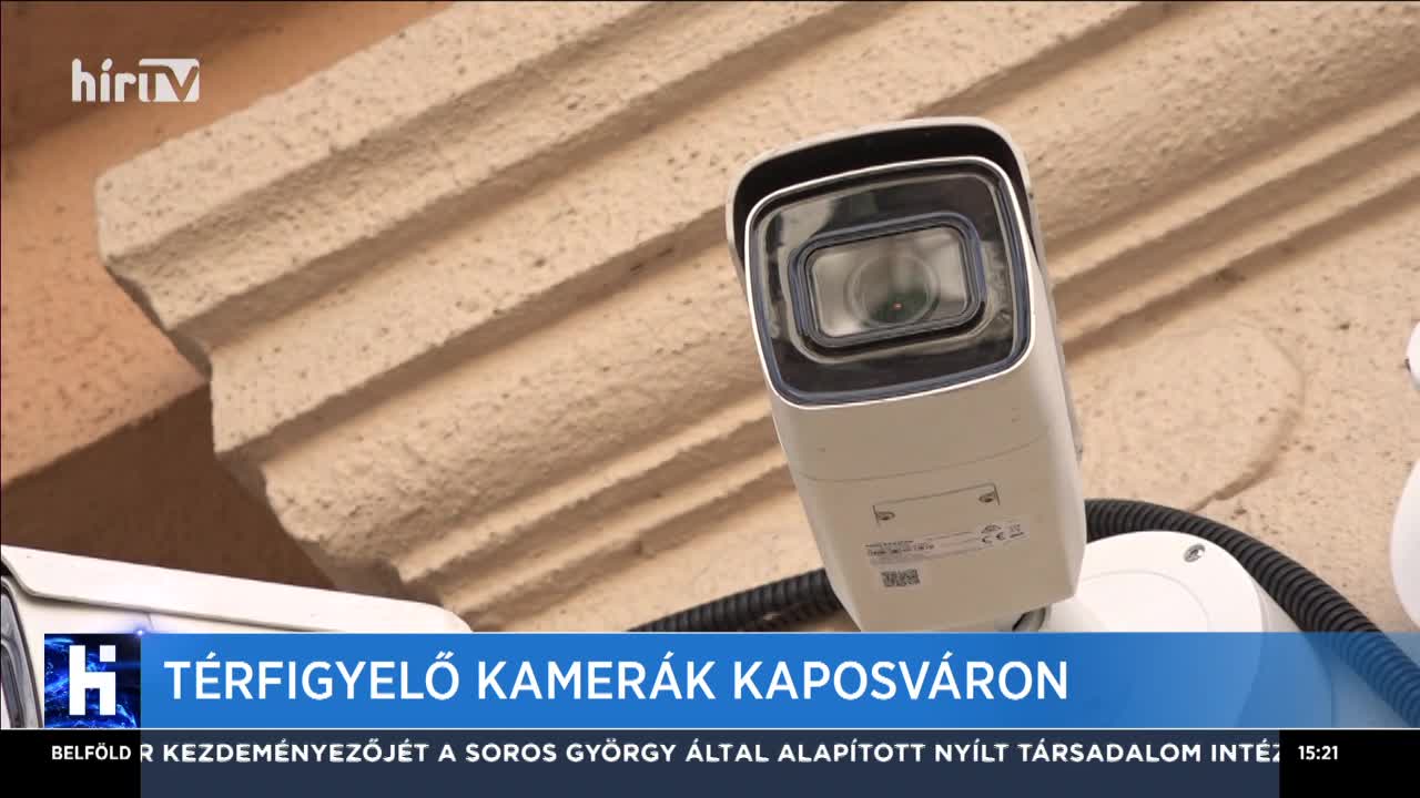 Térfigyelő kamerák Kaposváron