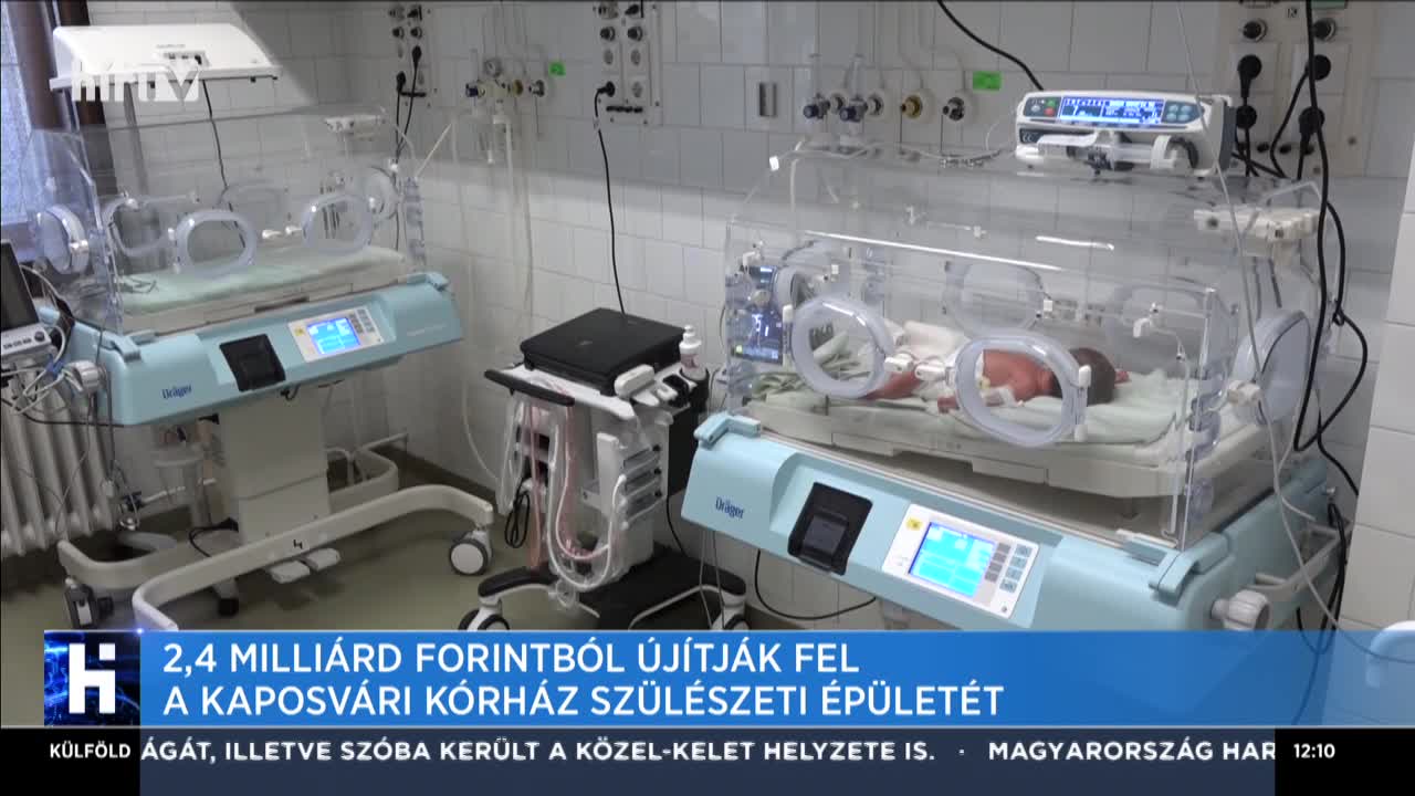 2,4 milliárd újítják fel a kaposvári kórház szülészeti épületét