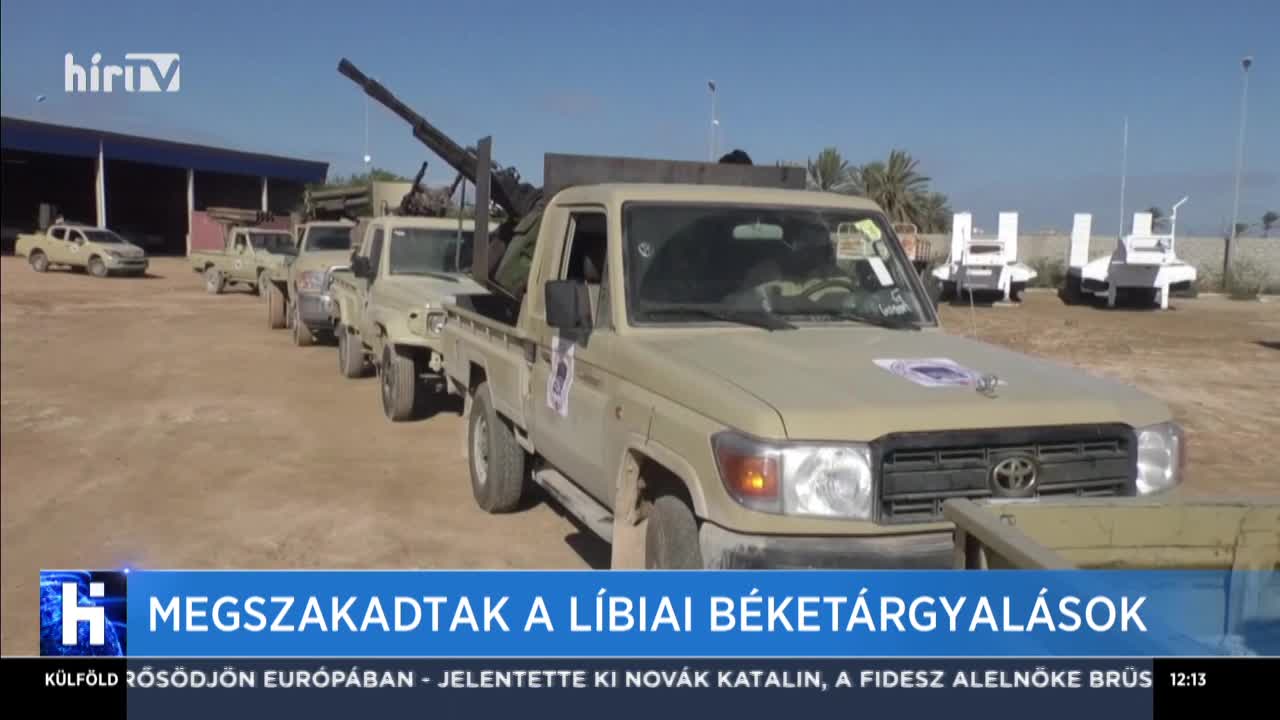 Megszakadtak a líbiai béketárgyalások