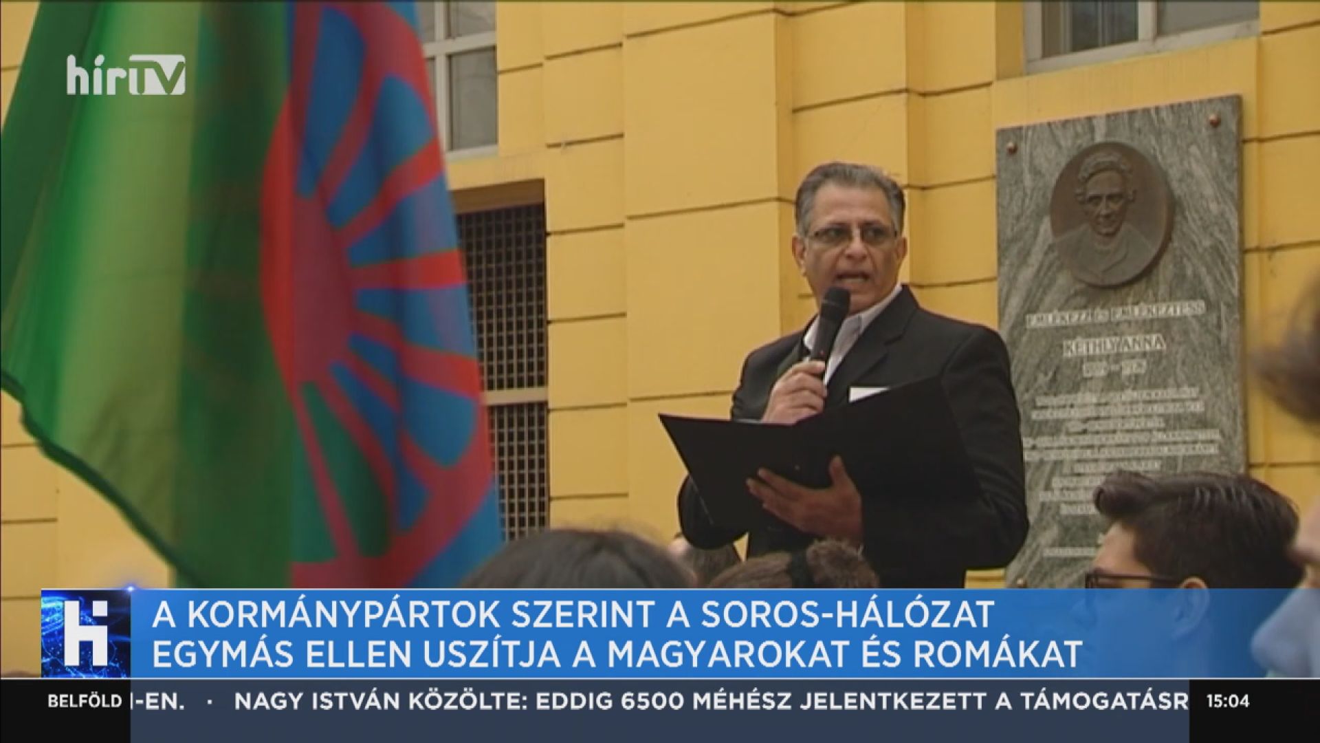 A kormánypártok szerint a Soros-hálózat egymás ellen uszítja a magyarokat és a romákat