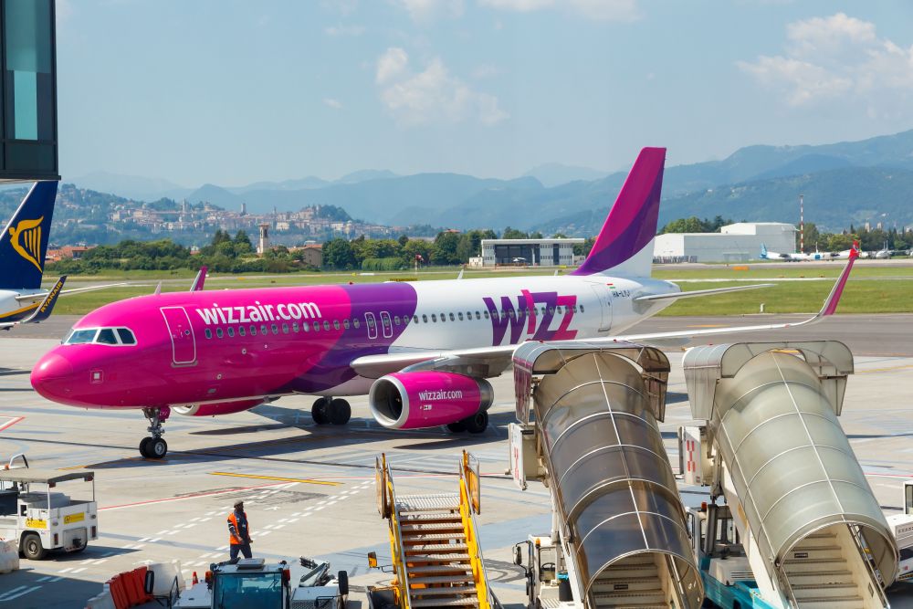 Wizz Air: Csökkentett kapacitással közlekednek az olaszországi járatok