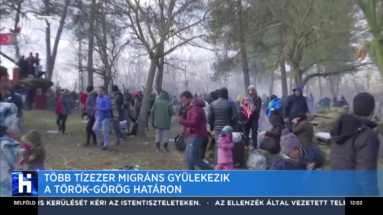 Több tízezer migráns gyülekezik a török-görög határon