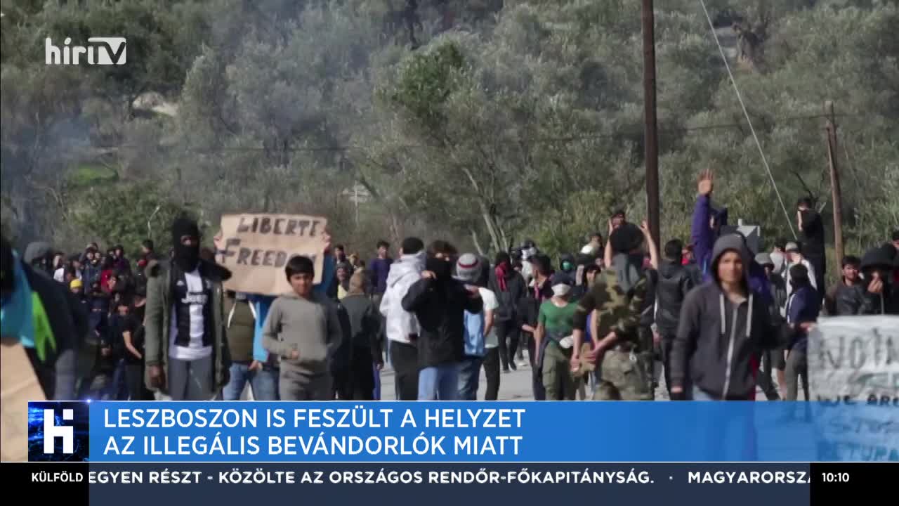 Leszboszon is feszült a helyzet az illegális bevándorlók miatt