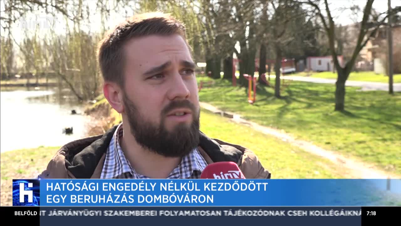 Hatósági engedély nélkül kezdődött egy beruházás Dombóváron