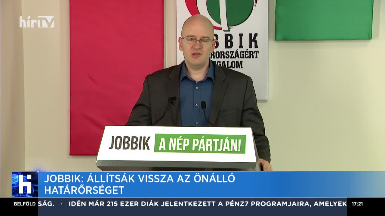 Jobbik: Állítsák vissza az önálló határőrséget