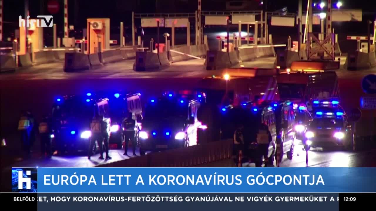 Európa lett a koronavírus gócpontja