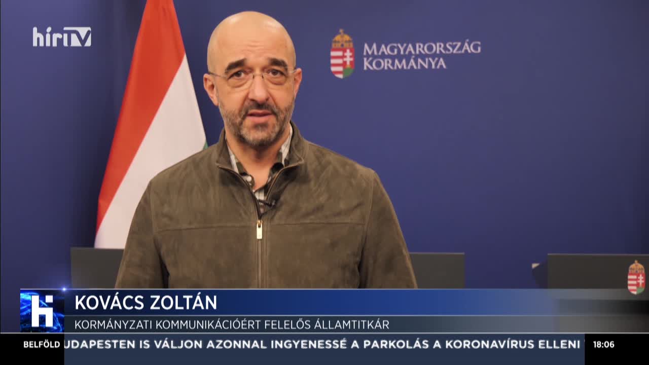 Kovács Zoltán: A kormány intézkedéseinek célja a koronavírus terjedésének meggátolása