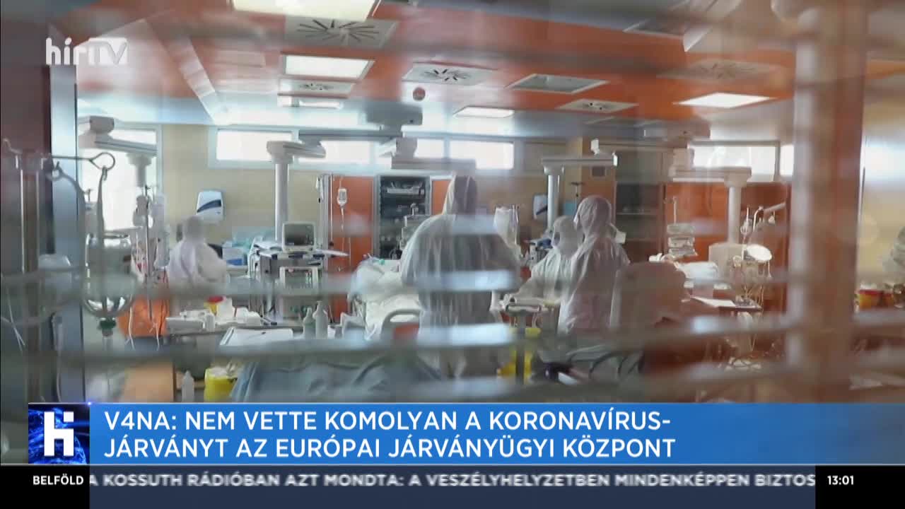 V4NA: Nem vette komolyan a koronavírus-járványt az Európai Járványügyi Központ