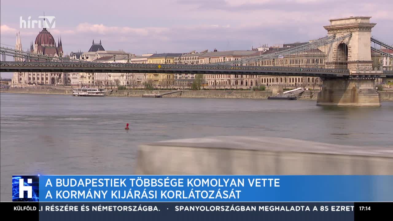 A budapestiek többsége komolyan vette a kormány kijárási korlátozását