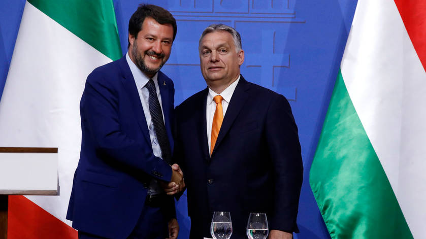 Salvini: Sok szerencsét Orbán Viktor barátomnak!