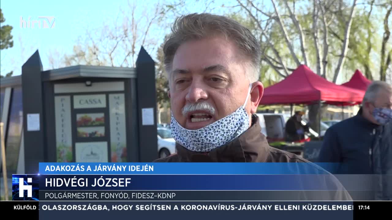 Adakozás a járvány idején