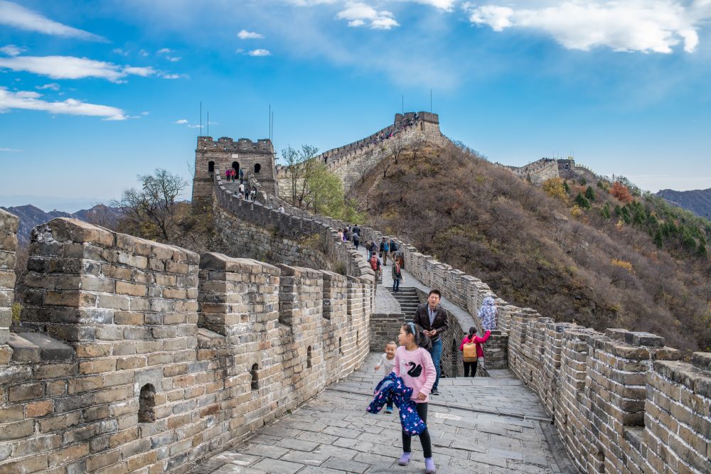 A kínai nagy fal újabb szakaszait nyitották meg a látogatók előtt