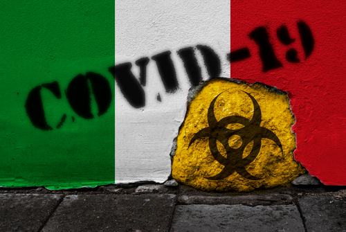 Emelkedett a halottak, csökkent az új fertőzöttek száma Olaszországban