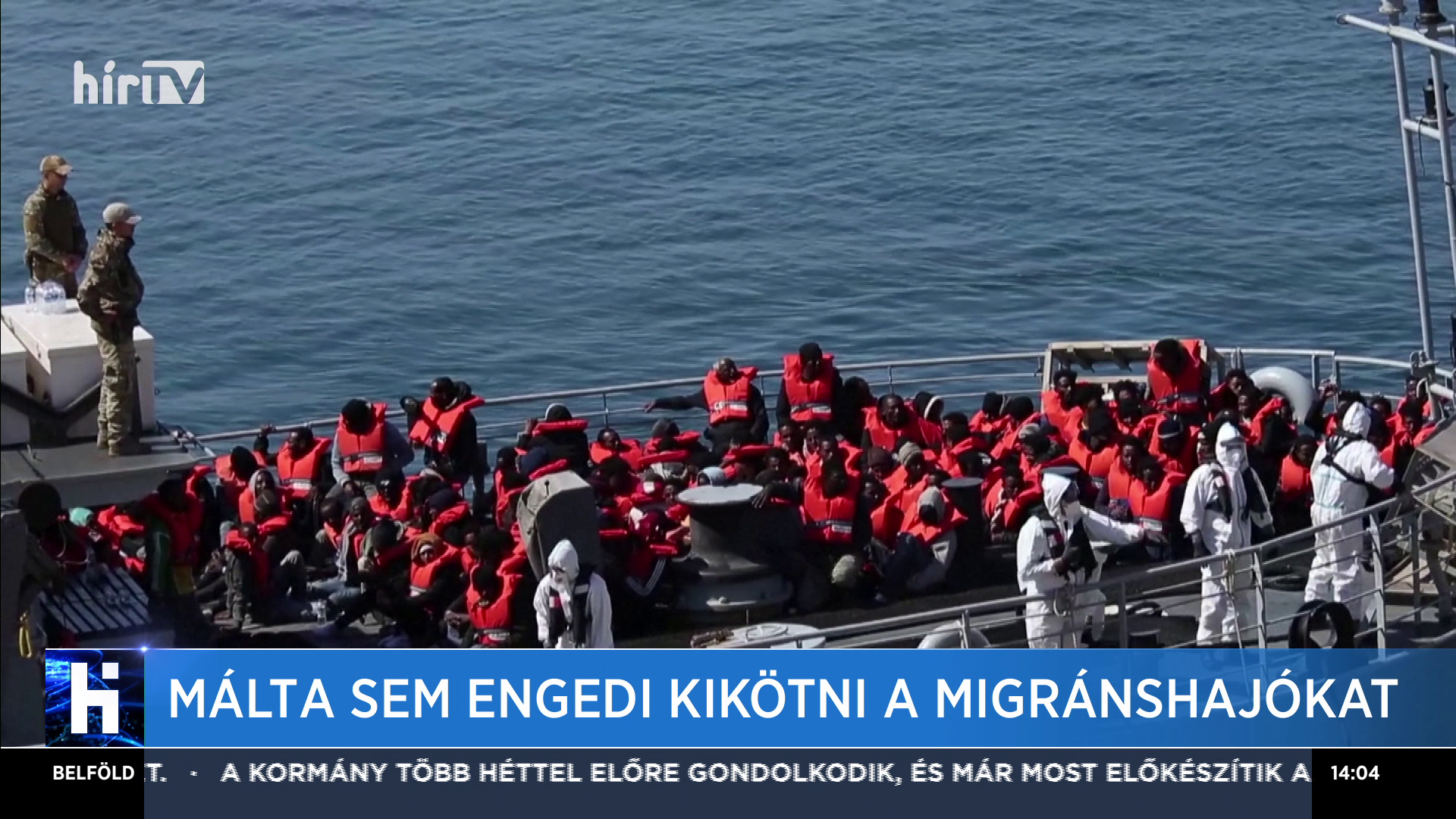 Málta sem engedi kikötni a migránshajókat