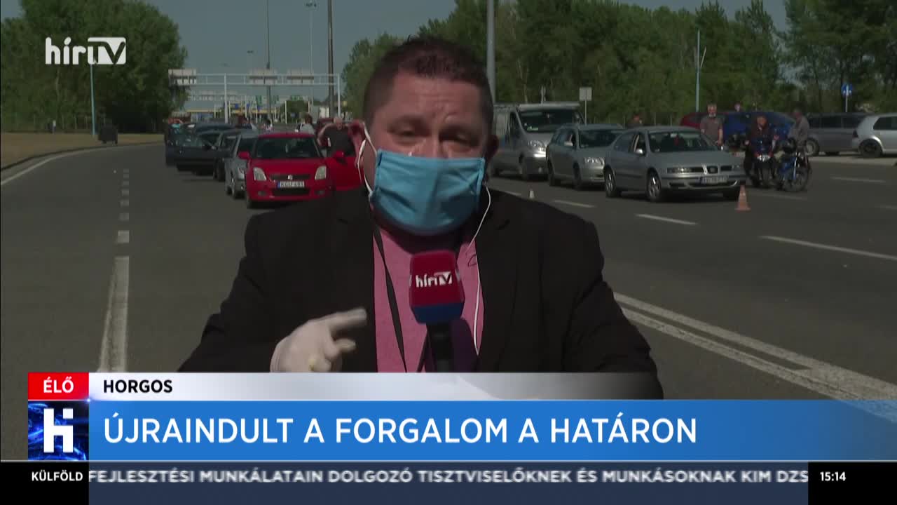 Újraindult a forgalom a határon