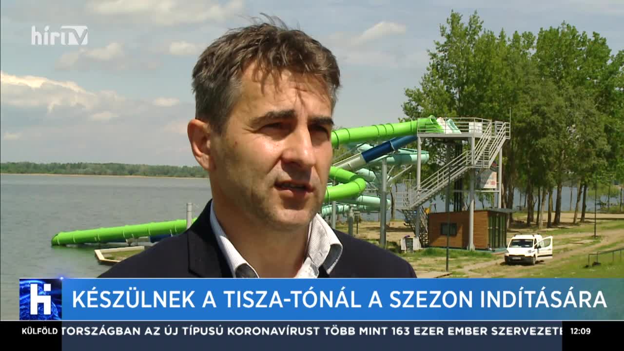 Készülnek a Tisza-tónál a szezon indítására