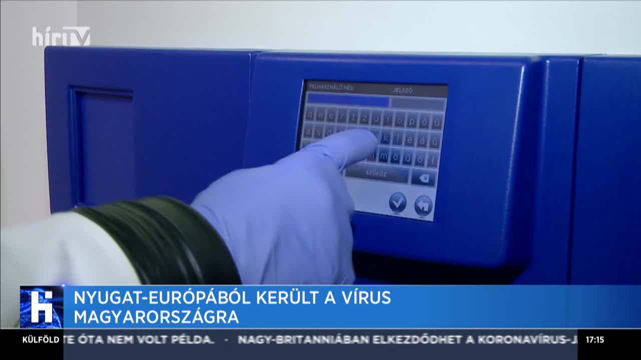 Nyugat-Európából került a vírus Magyarországra