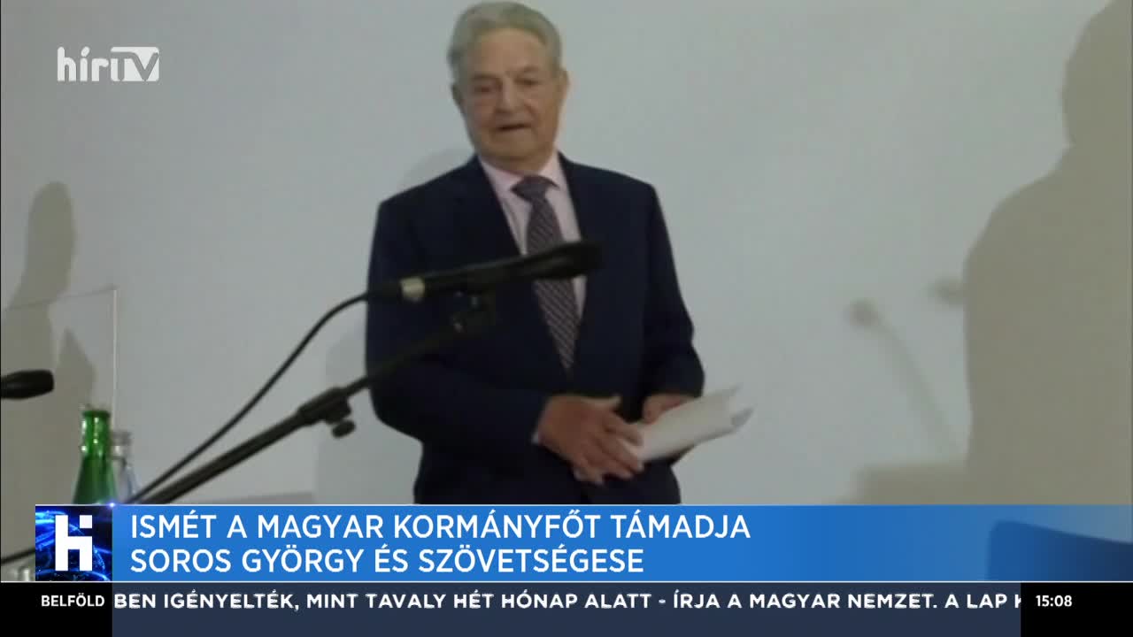 Ismét a magyar kormányfőt támadja Soros György és szövetségese