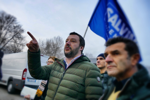 Utcára szólította az olaszokat a Matteo Salvini vezette Liga