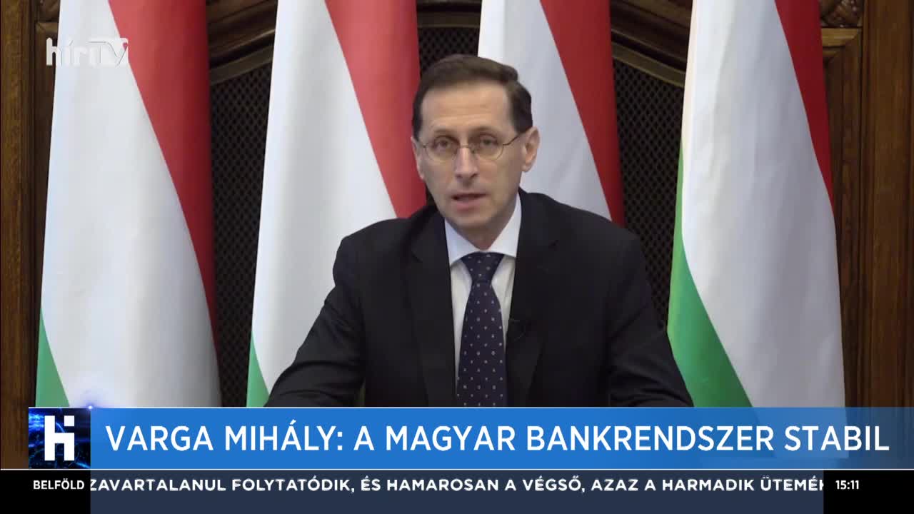 Varga Mihály: A bankrendszer stabil