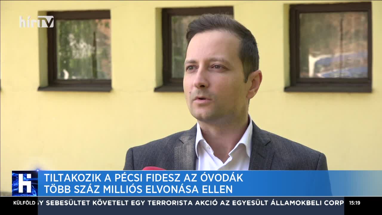 Tiltakozik a pécsi Fidesz az óvodák több száz milliós elvonása ellen