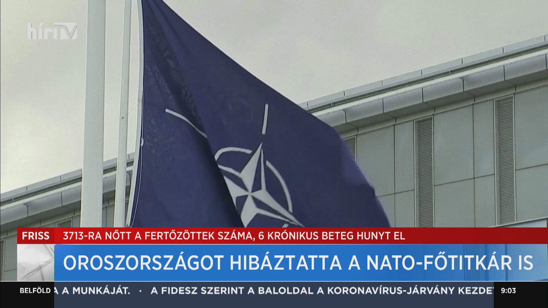 Oroszországot hibáztatta a NATO-főtitkár is