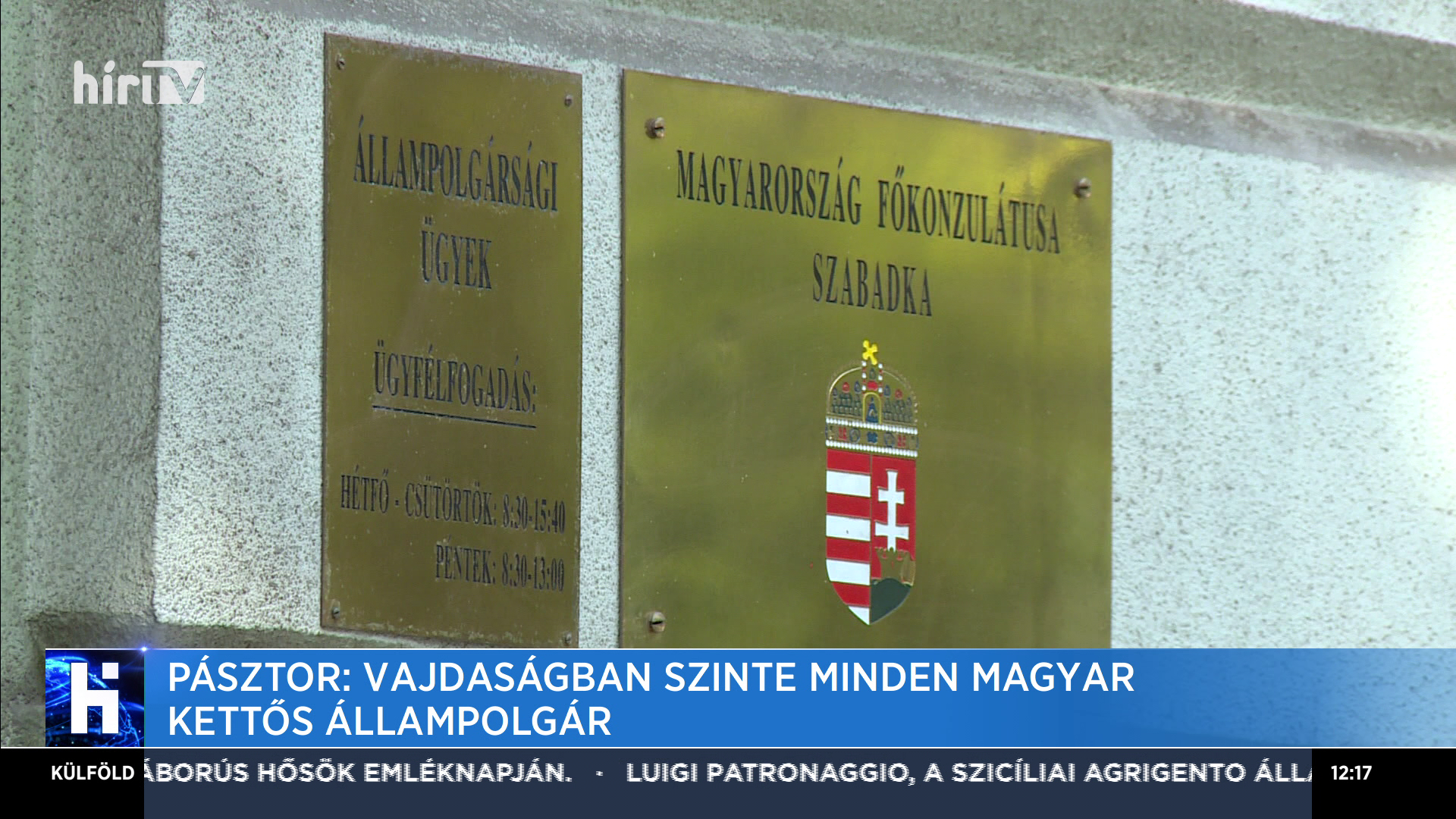 Pásztor: Vajdaságban szinte minden magyar kettős állampolgár