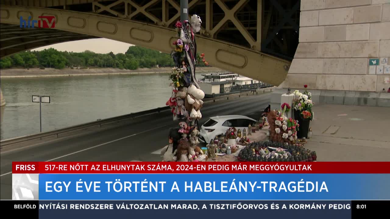 Dunai hajóbaleset: Emlékművet állítanak az áldozatoknak
