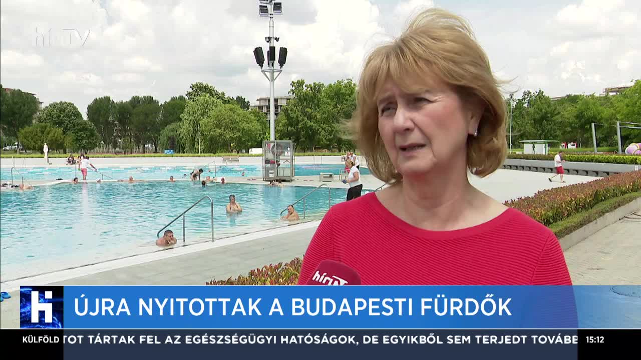 Megnyitottak a budapesti strandok