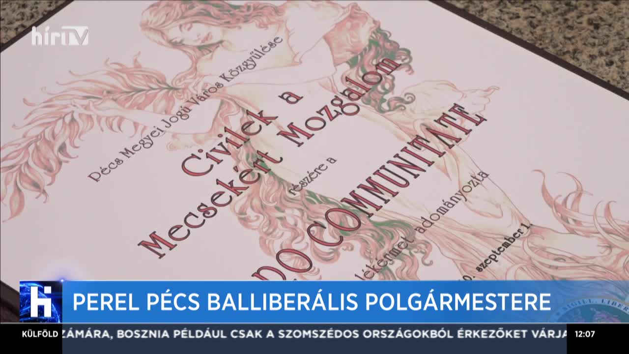 Perel Pécs balliberális polgármestere