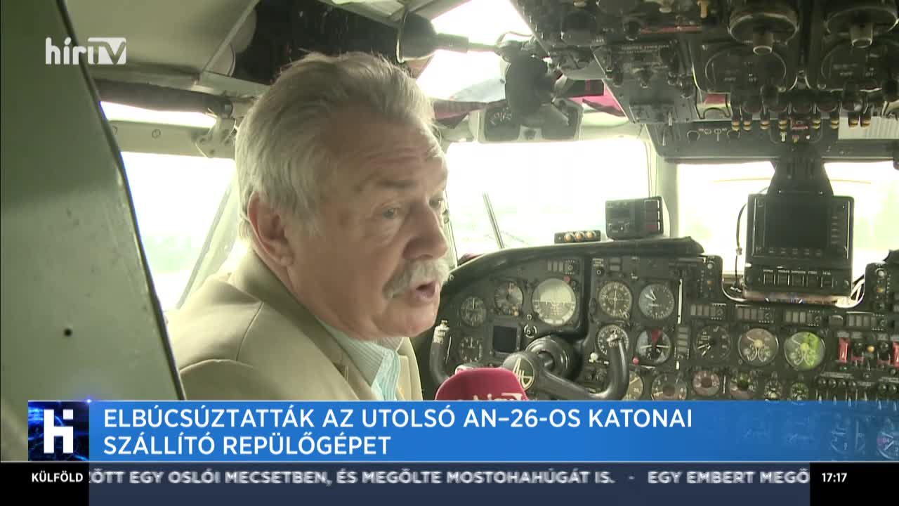 Elbúcsúztatták az utolsó AN-26-os katonaiszállító repülőgépet