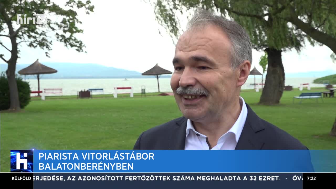 Piarista vitorlástábor Balatonberényben