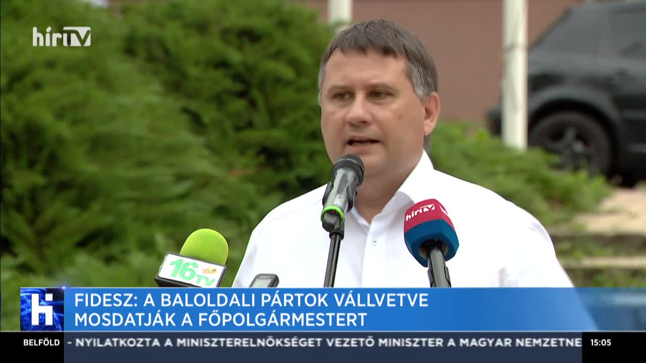 Fidesz: A baloldali pártok vállvetve mosdatják a főpolgármestert